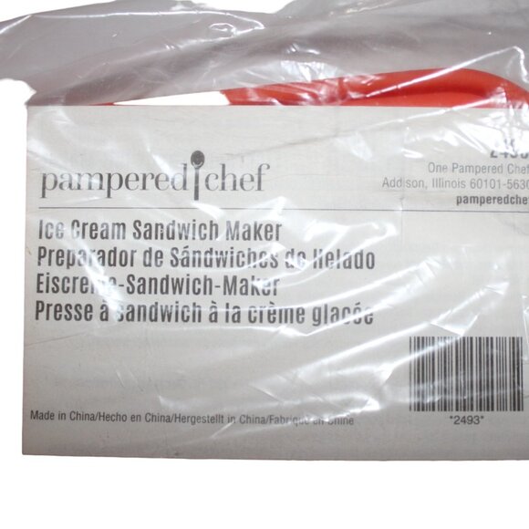 Pampered Chef Ice Cream Sandwich Maker, NIB, Sealed Never Opened FUN FOR KIDS! - Picture 1 of 4